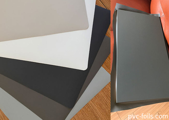 Γκρι μονόχρωμο Super Matte PVC Διακοσμητικό ρολό μεμβράνης για κάλυμμα πορτών μεμβράνης