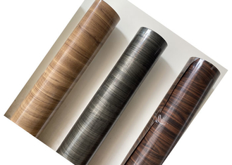 Μονόχρωμο 0,30mm Wood Grain Εσωτερικό φύλλο PVC επίπλων για μπουφέ