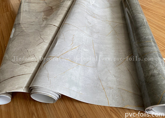 Υψηλής λαμπρότητας μαρμάρινο φαινόμενο PVC διακοσμητική ταινία ROHS πιστοποιημένη κατασκευή