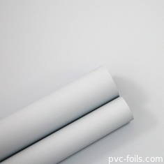 Σατέν λευκό PVC διακοσμητικό φιλμ Super Matte για πόρτες ντουλάπων κουζίνας