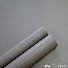 Υπερ-ματ διακοσμητικό φύλλο PVC για πόρτες μεμβράνης Ελαφρύ γκρι χρώμα