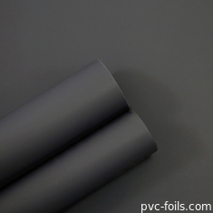 Σκοτεινό γκρι χρώμα PVC διακοσμητικό φύλλο για διακόσμηση εσωτερικής επιφάνειας, Super Matte