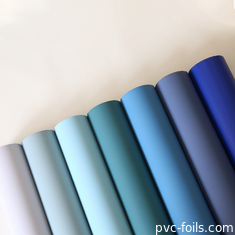 Μονόχρωμα PVC διακοσμητικό φύλλο ρολό για την πίεση μεμβράνης των θυρών των ντουλαπιών