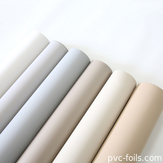 Φόρμα για έπιπλα PVC στερεών χρωμάτων για πόρτες με μεμβράνη