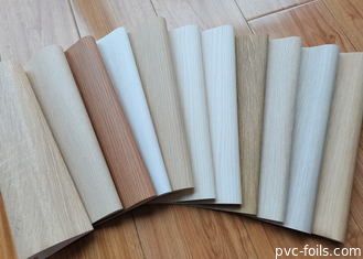 Υπερ-ματ φύλλο PVC από κόκκους ξύλου για διακόσμηση ντουλαπιών και επίπλων