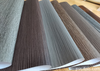 Βιομηχανικό στυλ Φόρμα διακόσμησης PVC με φαινόμενο ξύλου για τοίχους
