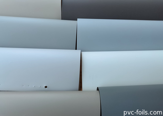 Χλωριούχο ανθεκτικό στο κίτρινο PVC διακοσμητικό φιλμ για WPC Profile Wrapping Film πάχος 0,14mm