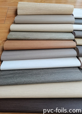 3D ψηφιακή εκτύπωση ξύλινο κόκκινο PVC διακοσμητικό φιλμ για εσωτερικά έπιπλα