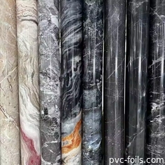 Ψηφιακή εκτύπωση μαρμάριου PVC διακοσμητικής ταινίας για έργα επιφάνειας επίπλων και λαμινισμού