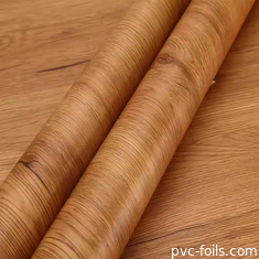 Υπερ-ματ ξύλινο κόκκο PVC περιτύλιγμα φύλλο για διακόσμηση πίνακες τοίχου WPC