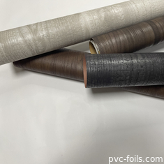 0.14mm Ανθεκτικό PVC ξύλινη υφή ανάγλυφη ταινία Αδιάβροχο διακοσμητικό φύλλο λαμινισμού για έπιπλα