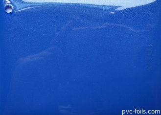 Μπλε αυτοκόλλητη ταινία 90cm PVC υψηλός στιλπνός λαμπρός διακοσμήσεων γραφείου