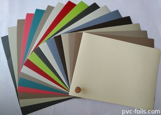 Κενό φύλλο αλουμινίου μεμβρανών PVC Τύπου για Mdf πορτών την επιτροπή που παγώνει το στερεό χρώμα