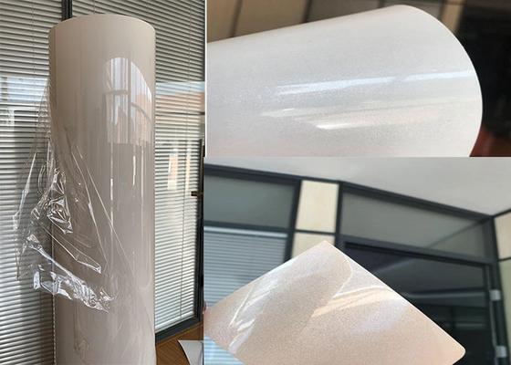 0.10mm PVC διακοσμητικό περικάλυμμα επιτραπέζιων κορυφών κάλυψης επίπλων φύλλων αλουμινίου υψηλό στιλπνό βινυλίου