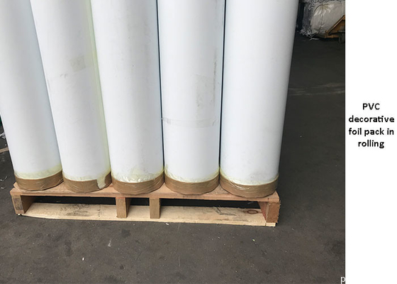 Υψηλή γυαλιστερή 0,18 χιλιοστά ρολά από φύλλο PVC επίπλων για διακόσμηση εσωτερικής επιφάνειας