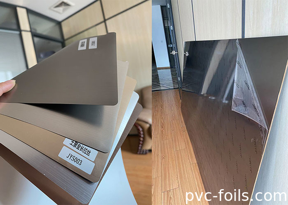 ανθεκτική διακοσμητική ταινία PVC βουρτσών Meta για την εσωτερική ελασματοποίηση επιτροπής