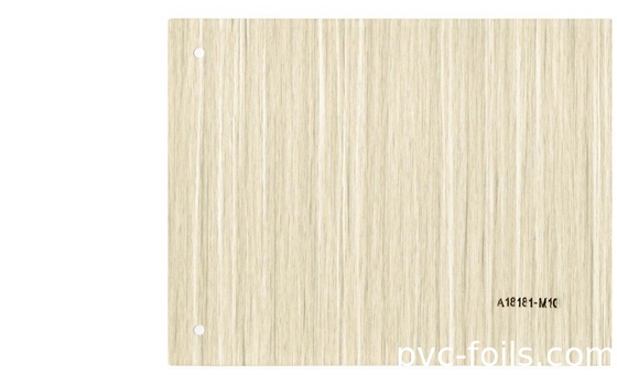 Άσπρη ξύλινη ταινία 0.10MM PVC χρώματος αυτοκόλλητη για την εσωτερική διακόσμηση επιφάνειας