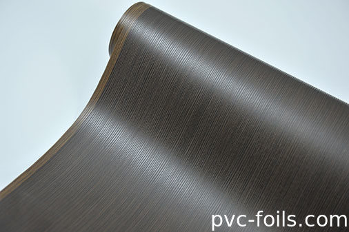 Foshan Custom Wood Grain PVC διακοσμητικό φύλλο για πόρτες μεμβράνης