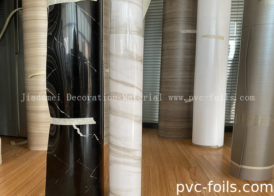 Λευκό μαρμάρινο σχεδιασμό PVC μεμβράνη ταινία ρολό για την διακόσμηση επιτραπέζιου επιπέδου
