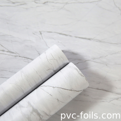 Υψηλής λάμψης μαρμάρινο PVC πλάνο για πλαστικά καλύμματα παραθύρων