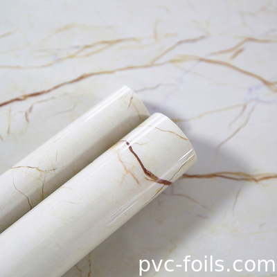 Υψηλή λάμψη PVC ταινία ρολό για PVC παράθυρο καλύπτει αντίσταση UV