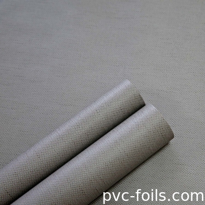 Υπερ-ματ διακοσμητικό φύλλο PVC για πόρτες μεμβράνης Ελαφρύ γκρι χρώμα