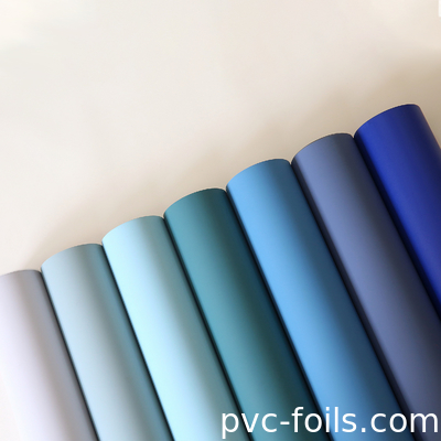 Μονόχρωμα PVC διακοσμητικό φύλλο ρολό για την πίεση μεμβράνης των θυρών των ντουλαπιών