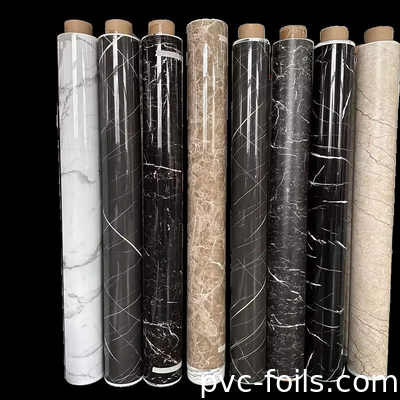 Νέο μαρμάρινο μοντέλο πλαστικής ταινίας PVC για διακόσμηση εσωτερικών επιφανειών