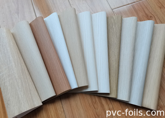 Υπερ-ματ φύλλο PVC από κόκκους ξύλου για διακόσμηση ντουλαπιών και επίπλων