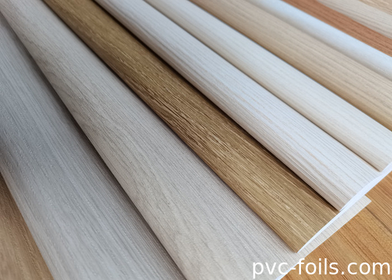 Υπερ-ματ ξύλινο κόκκο PVC διακοσμητικό φιλμ για έπιπλα και ντουλάπια Ανανεώστε