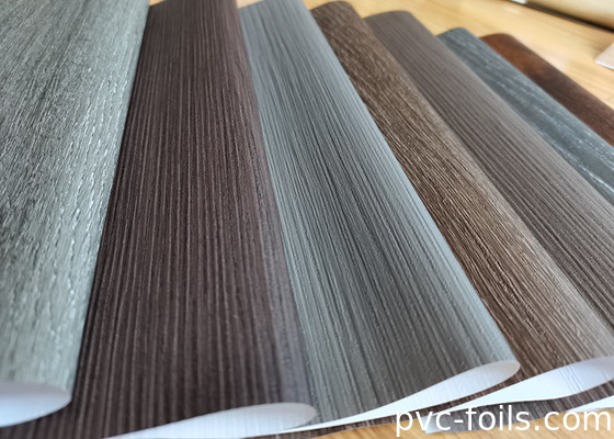 Βιομηχανικό στυλ Φόρμα διακόσμησης PVC με φαινόμενο ξύλου για τοίχους