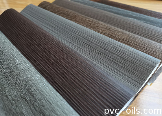 Βιομηχανικό στυλ Φόρμα διακόσμησης PVC με φαινόμενο ξύλου για τοίχους