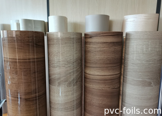 Υψηλή λάμψη PVC ταινία για έπιπλα για τις επιφάνειες των σύγχρονων ντουλαπιών