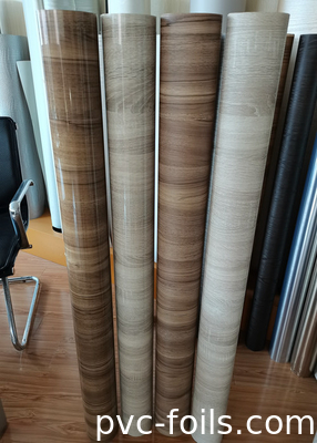 Υψηλής λάμψης ταινία PVC για έπιπλα για την πίεση μεμβράνης πόρτας ντουλάπις