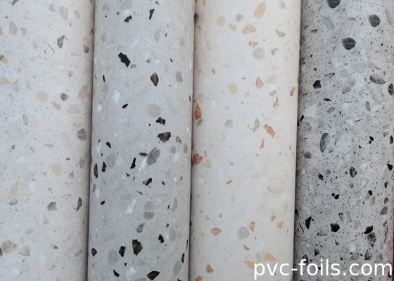 Λευκό μαρμάρινο πλαστική ταινία PVC για την επιφάνεια πέτρας