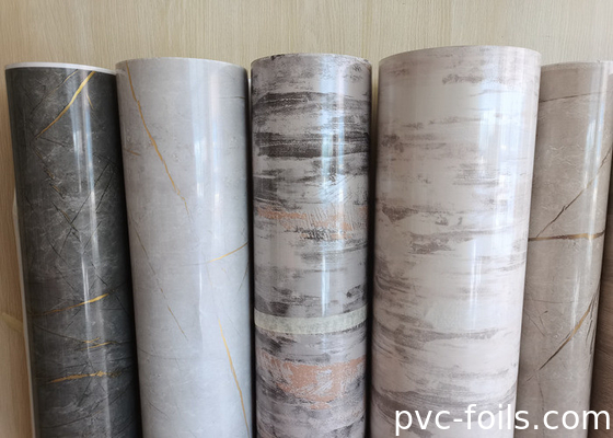 1400 mm γυαλιστερή μαρμάρινη ταινία PVC για εφαρμογές μεσαίου τύπου μεμβράνης κενού