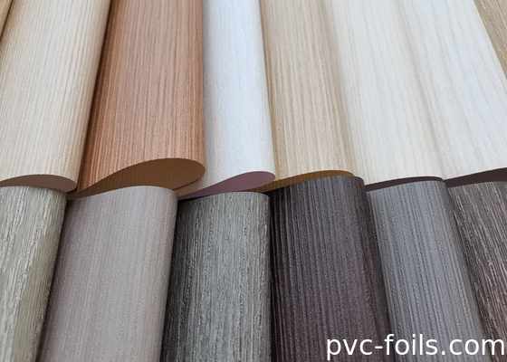 Υπερματ ξύλινη υφή PVC διακοσμητική ταινία για πίνακα WPC και περιτύλιξη προφίλ
