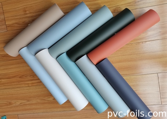 Σκληρόχρωμο μαλακό PVC διακοσμητικό φιλμ για πύλες κενού και μεμβρανών