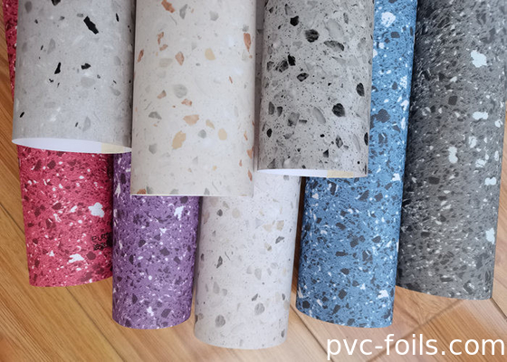 Μαρμάρινο σχεδιασμό αυτοκόλλητη ταινία PVC για έπιπλα