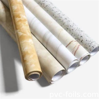 Ψηφιακή εκτύπωση PVC διακοσμητική ταινία με μαρμάρινο και ξύλινο σχέδιο για εσωτερικές επιφάνειες