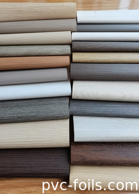 3D ψηφιακή εκτύπωση ξύλινο κόκκινο PVC διακοσμητικό φιλμ για εσωτερικά έπιπλα