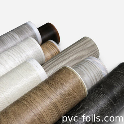 Αδιάβροχη ψηφιακή εκτύπωση ξύλινο κόκκο PVC διακοσμητικό φιλμ για έπιπλα και διακόσμηση ντουλάπιων