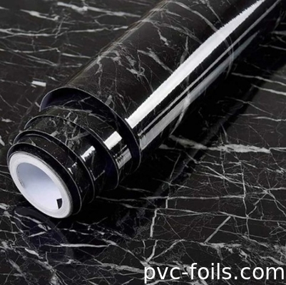 Υψηλής λάμψης μαρμάρινο μεμβρανικό φιλμ για ντουλάπια κουζίνας