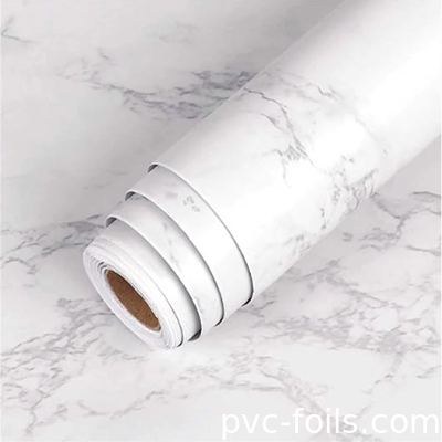 Ανθεκτικό μαρμάρινο φαινόμενο PVC λαμιναρισμένο φιλμ για κουζίνα και έπιπλα