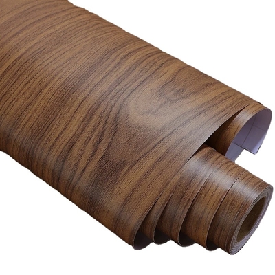 0.3mm Deep Emboss PVC Decorative Film Wood Grain Pvc Membrane Foil για πόρτες ντουλαπιών