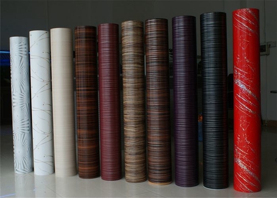 Υψηλή λάμψη Φύλλο έπιπλα PVC Roll Cabinet Φύλλο πόρτας 0.12-0.25mm