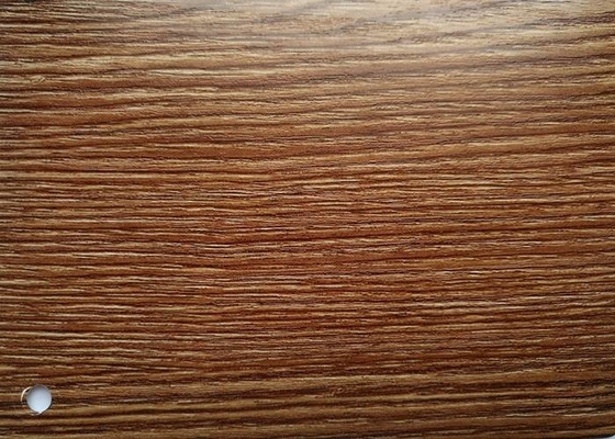 Χρυσό φύλλο αλουμινίου μεμβρανών PVC σιταριού δρύινου ξύλου για την επιφάνεια 0.35MM πορτών