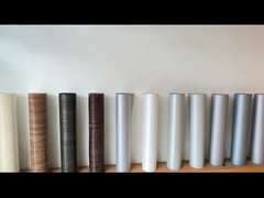 Κίτρινο στερεό φύλλο αλουμινίου 0.05mm0.50mm PVC χρώματος για την κάλυψη επίπλων